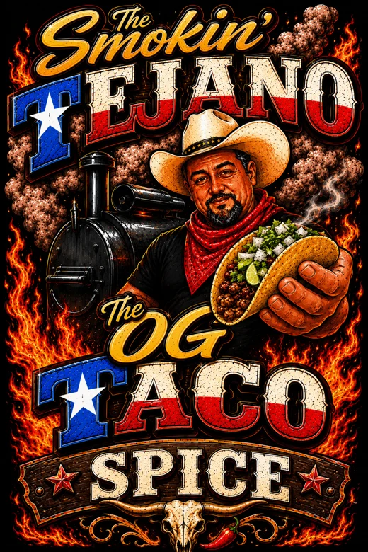 OG Taco Spice label